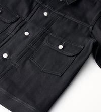 Carica l'immagine nel visualizzatore di Gallery, GIACCA DENIM Nero
