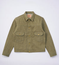 Carica l'immagine nel visualizzatore di Gallery, GREEN DENIM JACKET