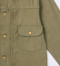 Carica l'immagine nel visualizzatore di Gallery, GREEN DENIM JACKET