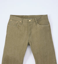 画像をギャラリービューアに読み込む, REGULAR STRAIGHT GREEN DENIM