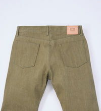 画像をギャラリービューアに読み込む, REGULAR STRAIGHT GREEN DENIM