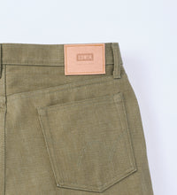 画像をギャラリービューアに読み込む, REGULAR STRAIGHT GREEN DENIM