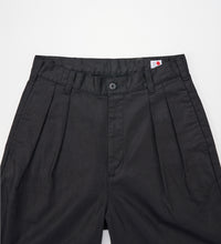 Carica l'immagine nel visualizzatore di Gallery, 2TUCK TROUSERS Twill Black