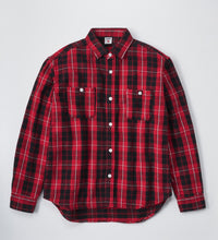 画像をギャラリービューアに読み込む, WORK SHIRTS Red