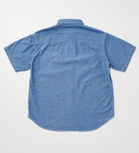 Carica l'immagine nel visualizzatore di Gallery, WORK SHIRTS S/S Black Chambray