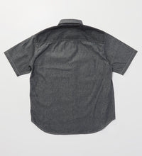 Carica l'immagine nel visualizzatore di Gallery, WORK SHIRTS S/S Black Chambray 2tone