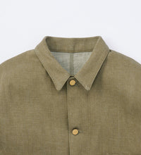 Load image into Gallery viewer, COVERALL GREEN DENIM