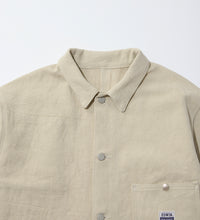 Carica l'immagine nel visualizzatore di Gallery, COVERALL COTTON LINEN Ecru