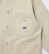 Carica l'immagine nel visualizzatore di Gallery, COVERALL COTTON LINEN Ecru