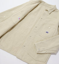 Carica l'immagine nel visualizzatore di Gallery, COVERALL COTTON LINEN Ecru