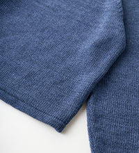 Carica l'immagine nel visualizzatore di Gallery, COTTON ROLL NECK KNIT Blue