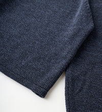 Carica l'immagine nel visualizzatore di Gallery, COTTON ROLL NECK KNIT Navy