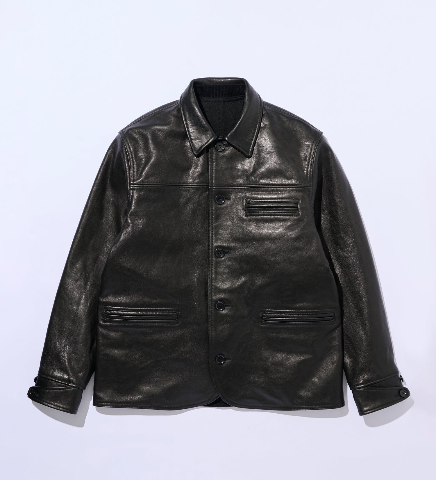LEATHER CAR COAT – EDWIN CONCEPT SHOP
