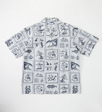 Carica l'immagine nel visualizzatore di Gallery, EDWIN x reyn spooner camicia con collo aperto bianco