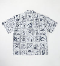 Carica l'immagine nel visualizzatore di Gallery, EDWIN x reyn spooner camicia con collo aperto bianco