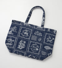 Load image into Gallery viewer, EDWIN×reyn spooner Reversible tote bag navy