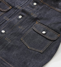 Carica l'immagine nel visualizzatore di Gallery, Giacca di jeans rigida