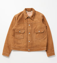 Cargar imagen en el visor de la galería, Chaquetas de cuero beige