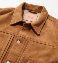 Cargar imagen en el visor de la galería, Chaquetas de cuero beige