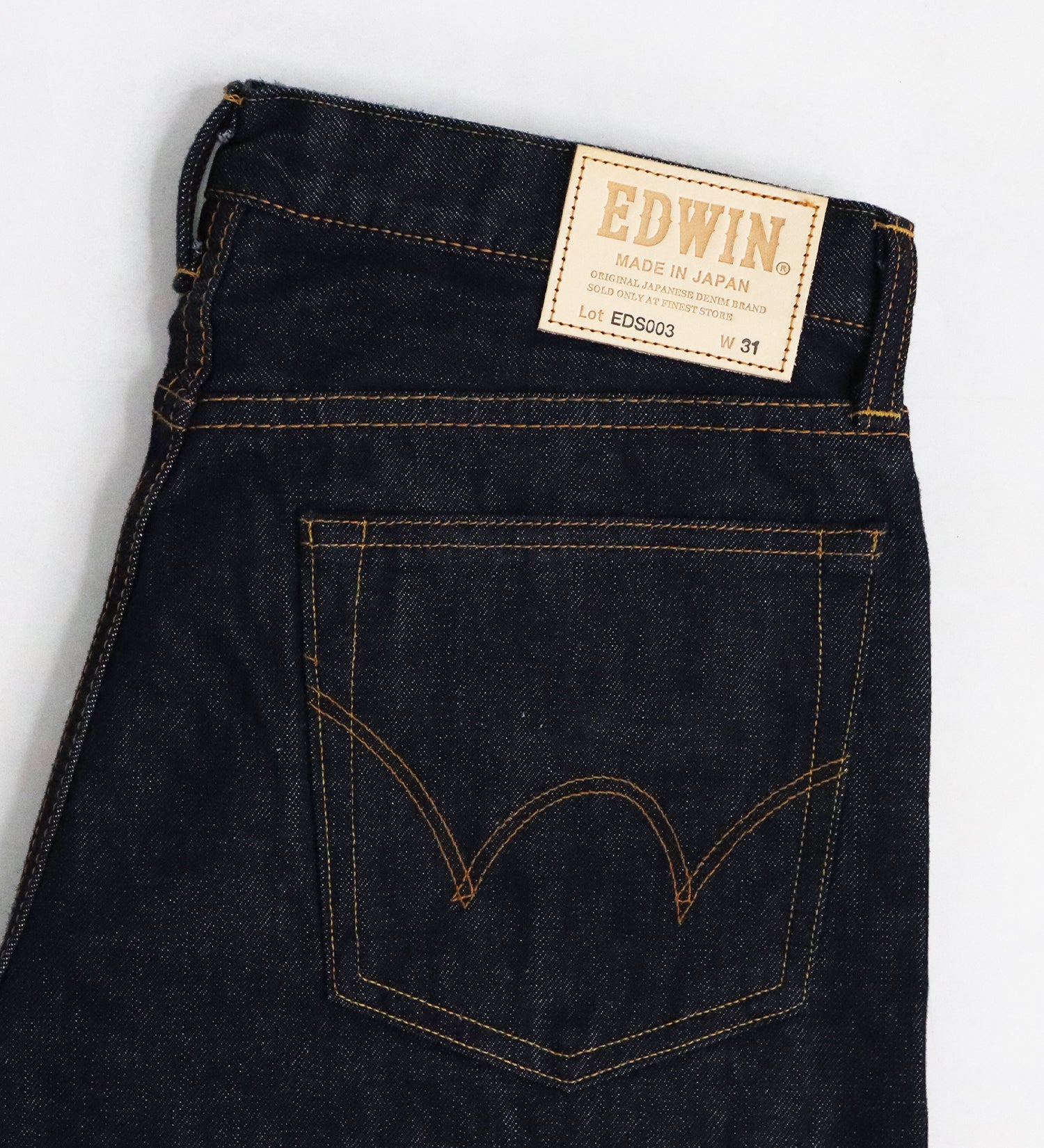 エドウィン EDWIN EDS03 Regular Straight W36 Edwin Jeans Regular Straight One Wash AOR03 - Mildblend