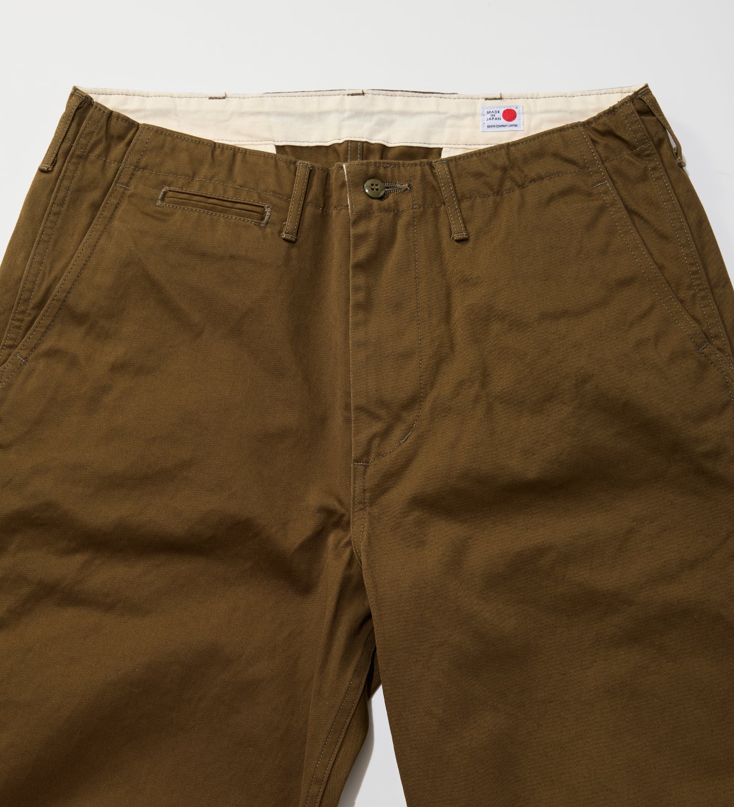 CHINO TROUSERS Khaki – EDWIN CONCEPT SHOP