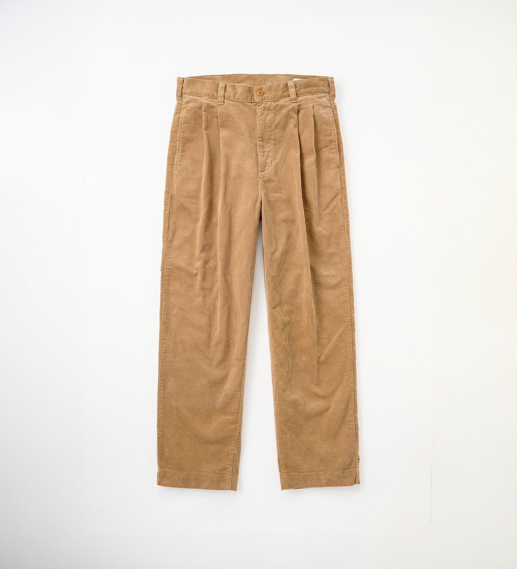 2TUCK TROUSERS Beige