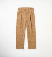2TUCK TROUSERS Beige