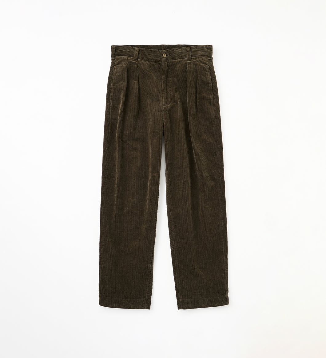 2TUCK TROUSERS Olive