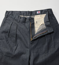 Charger l'image dans la galerie, 2TUCK TROUSERS GRAY DENIM
