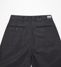 Load image into Gallery viewer, 2TUCK TROUSERS Twill Black
