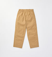 画像をギャラリービューアに読み込む, [Coming soon]1TUCK WORK PANTS Beige
