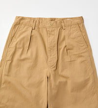 画像をギャラリービューアに読み込む, [Coming soon]1TUCK WORK PANTS Beige
