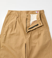 画像をギャラリービューアに読み込む, [Coming soon]1TUCK WORK PANTS Beige
