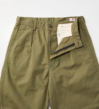画像をギャラリービューアに読み込む, [Coming soon]1TUCK WORK PANTS Khaki
