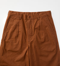 画像をギャラリービューアに読み込む, [Coming soon]1TUCK WORK PANTS Brown
