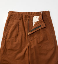 画像をギャラリービューアに読み込む, [Coming soon]1TUCK WORK PANTS Brown
