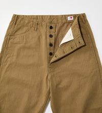 画像をギャラリービューアに読み込む, [Coming soon]MILITARY TROUSERS Khaki Beige

