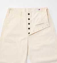 画像をギャラリービューアに読み込む, [Coming soon]MILITARY TROUSERS Ivory
