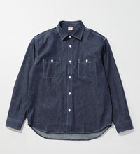 Load image into Gallery viewer, WORK SHIRTS Black Chambray
