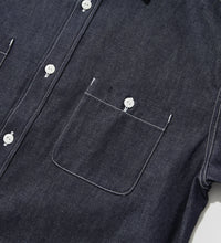 Charger l&#39;image dans la galerie, WORK SHIRTS Black Chambray
