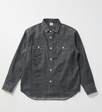 Load image into Gallery viewer, WORK SHIRTS Black Chambray
