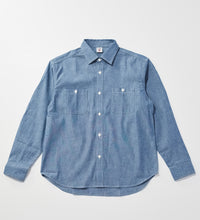 Load image into Gallery viewer, WORK SHIRTS Black Chambray
