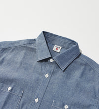 Charger l&#39;image dans la galerie, WORK SHIRTS Black Chambray
