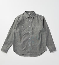 Charger l&#39;image dans la galerie, WORK SHIRTS Black Chambray
