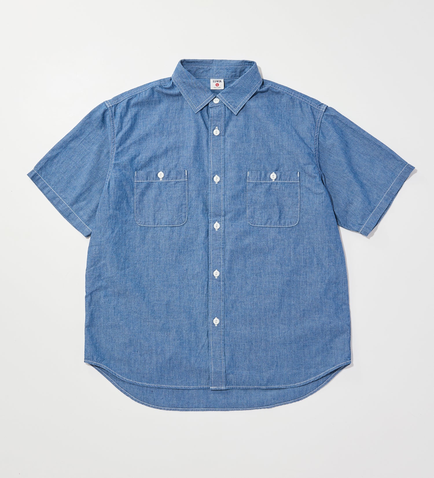 EDWINxETRE TOKYO デニムシャツジャケット シャツ ブルー 完売