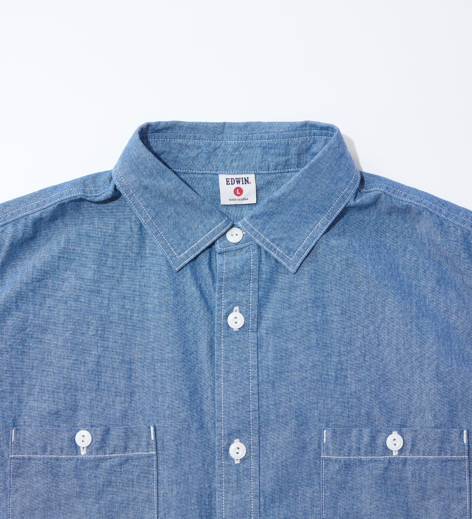 WORK SHIRTS S/S Chambray – EDWIN CONCEPT SHOP
