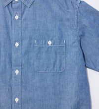 Load image into Gallery viewer, WORK SHIRTS S/S Black Chambray
