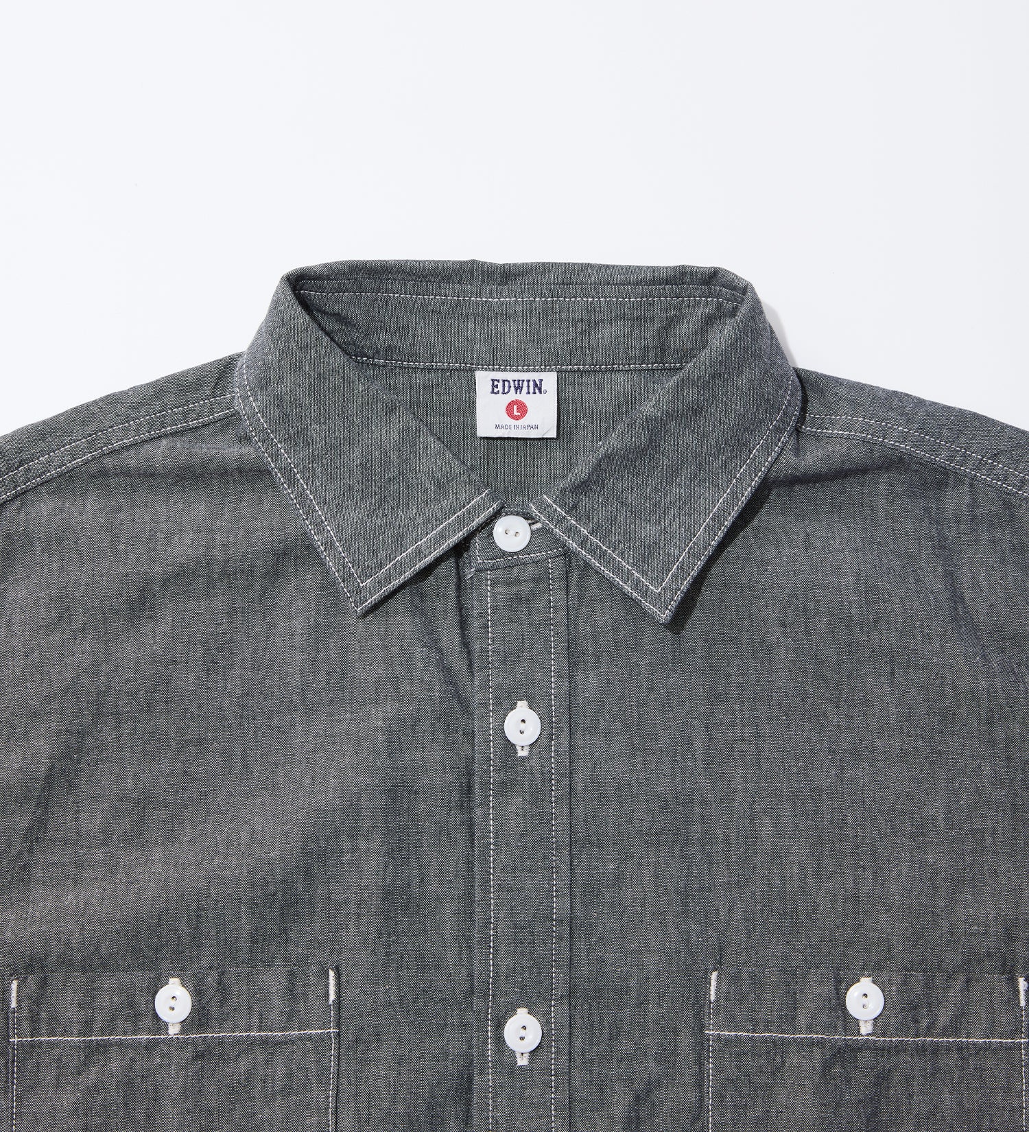 WORK SHIRTS S/S Chambray – EDWIN CONCEPT SHOP