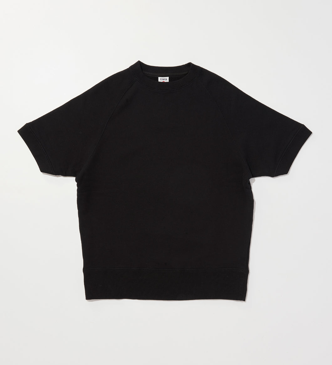 CREW NECK SWEAT S/S Black