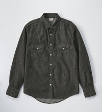 Load image into Gallery viewer, WESTEN	SHIRTS L/S BlackOW
